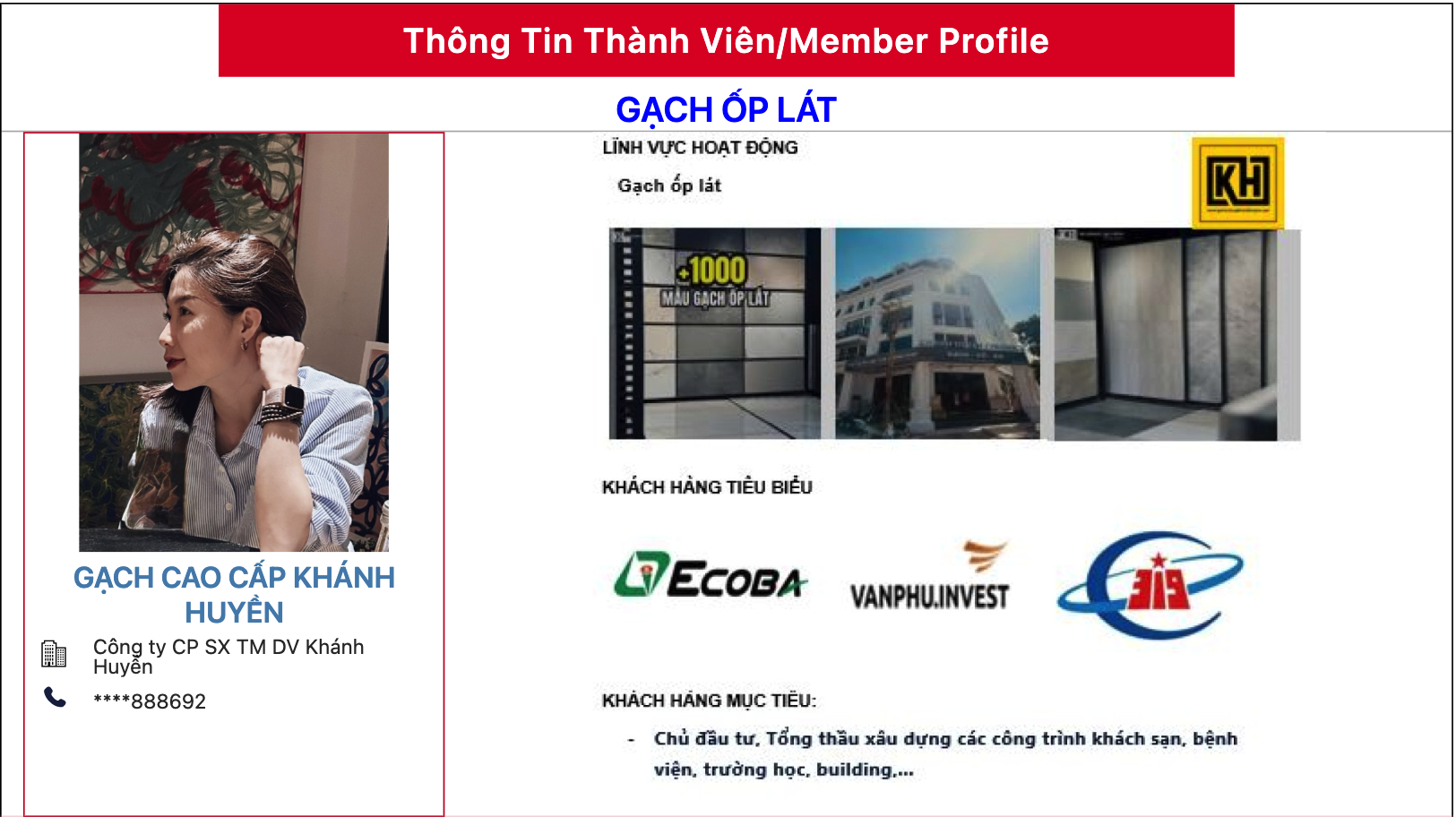 Gạch ốp lát khánh huyền