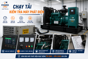 Chạy tải kiểm tra máy phát điện | Power Pro