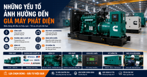 Những yếu tố ảnh hướng đến giá máy phát điện | Power Pro