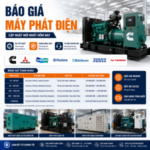 Báo giá nhanh chính xác cạnh tranh nhất Máy Phát Điện Tại Power Pro