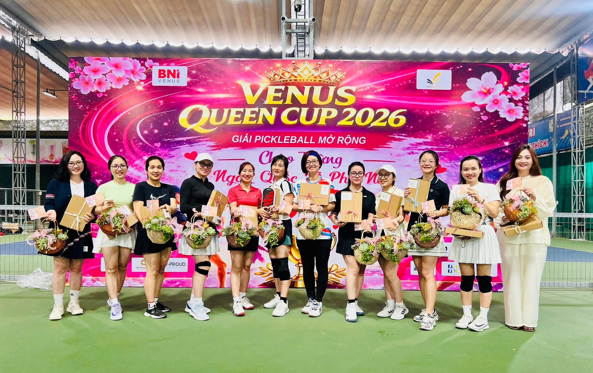 Những khoảnh khắc rạng rỡ và tinh thần thi đấu FairPlay tại giải Pickleball VENUS Queen Cup 2026.
