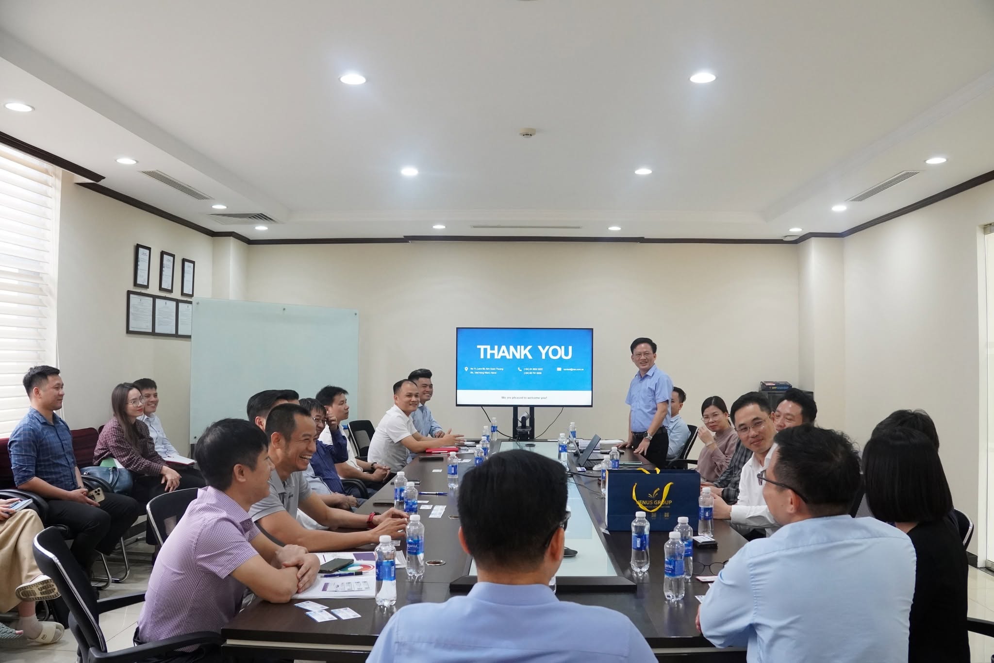 Buổi làm việc chiến lược giữa Tổng thầu NSN và 17 Giám đốc doanh nghiệp thành viên VENUS Group.