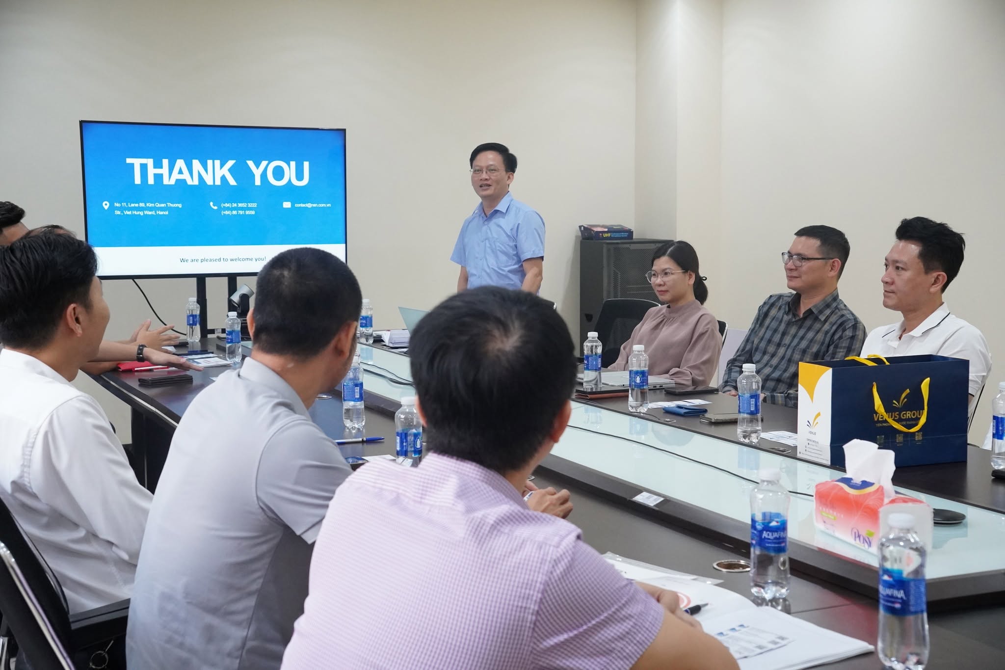 Buổi làm việc chiến lược giữa Tổng thầu NSN và 17 Giám đốc doanh nghiệp thành viên VENUS Group.