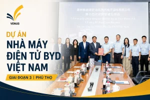 Thông tin tổng quan dự án Nhà máy điện tử BYD Giai đoạn 3