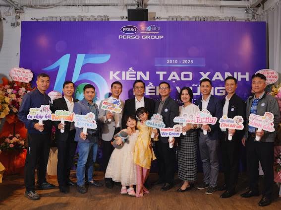 Lễ kỷ niệm 15 năm PERSO Group diễn ra hoành tráng với sự tham dự của nhiều Tổng thầu lớn và đối tác chiến lược.