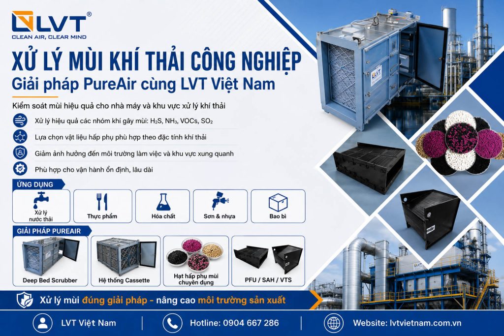 Xử lý mùi khí thải công nghiệp PureAir
